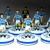 Subbuteo Andrew Table Soccer Iraklis Salonica away 1983-84 on WSB Professional bases